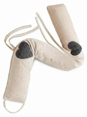 Produktbild von Famanu Zugluftstopper für Innen- und Außentüren - universelles Design, grau