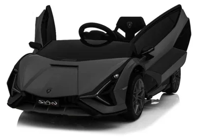 Obrázek produktu pro Dětské elektrické autíčko "Lamborghini Sian" - licencované - 12V baterie, 2 motory- 2,4Ghz dálkové ovládání, MP3, kožené sedadlo+EVA-černá barva
