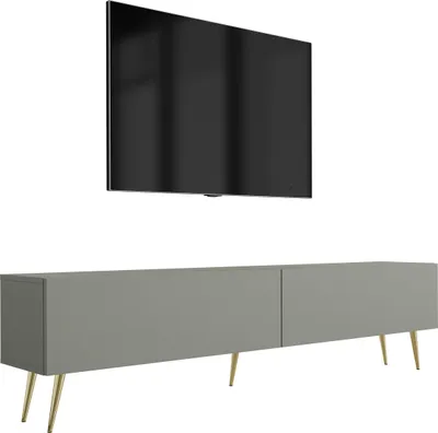 Produktbild von TV-Schrank : Aloe, 170 x 52 x 32 cm, Goldene Beine