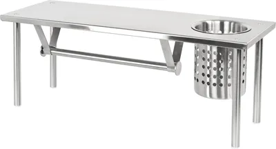 Produktbild von Bremermann Küchenregal Edelstahl 56 x 19 x 20 cm für Herd und Spüle