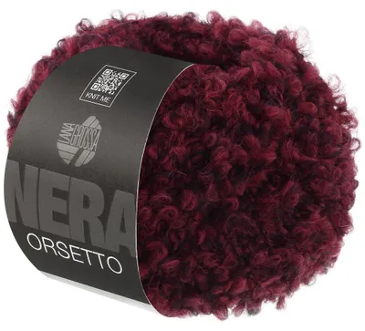 Produktbild von Lana Grossa - Orsetto Mouliné 0102 burgund schwarz