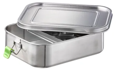 Immagine prodotto di APS 66902 APS lunch box "XL", in acciaio inox opaco, 1,4 litri