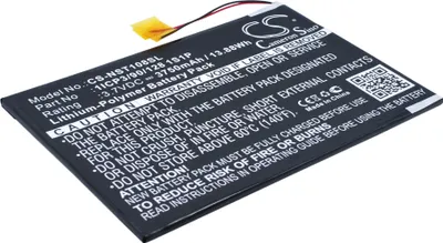 Produktbild von TECHTEK Akku Kompatibel mit [Nuvision] Nuvision 10.1, TM1088C Ersetzt 1ICP3/90/128 1S1P"