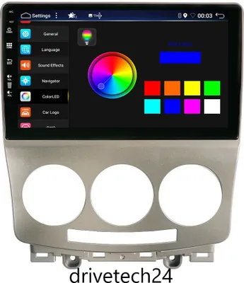 Produktbild von Mazda 5 Android 10 Autoradio 9" Touchscreen BT GPS Navi Carplay RDS DSP 64GB 4GB
