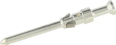 Image de HARTING D-Contact à sertir Broche de contact (M) 0,14 mm² - 0,37 mm² AWG26 - AWG22 argent, 1 pièce Matériau Alliage de cuivre - 1