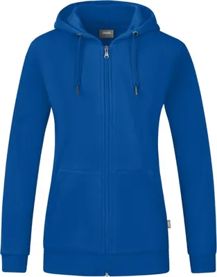 Produktbild von JAKO Damen Kapuzenjacke Organic, Farbe:royal, Größe:48