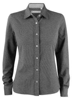 Produktbild von James Harvest - "Burlingham" Button-Down-Hemd für Damen ET889 (XL) (Schwarz/Weiß)