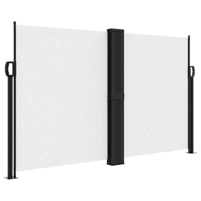 Obrázok produktu pre Zaťahovacia bočná markíza, biela 140x600 cm