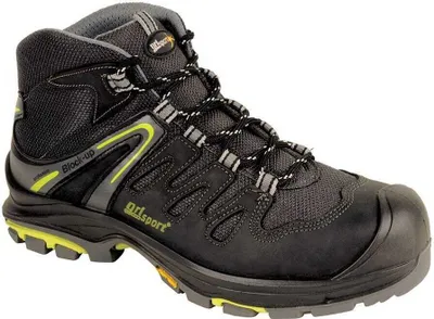 Productafbeelding van Grisport - Veiligheidsschoenen voor heren, model "Trojan", leder GS105 (maat 42 EU), zwart