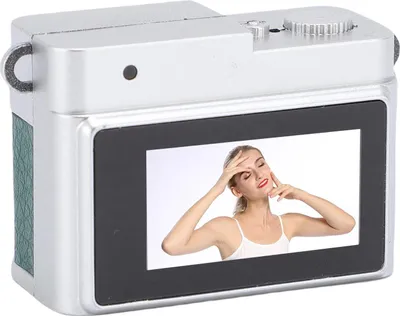 Produktbild von Kleine Schlüsselanhänger-Kamera 1080P 2MP 0,96-Zoll-Farbbildschirm 32 GB Speicherkarte Retro-Digitalkamera mit 4 Filtern und LED-Blitz