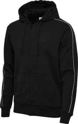 Productafbeelding van Hummel Hmlpulse Hoodie met rits en pijptails - zwart, maat: S