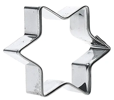 Immagine prodotto di GastroMax 939302-1 Tagliabiscotti a stella GastroMax, altezza: 80 mm, acciaio inox