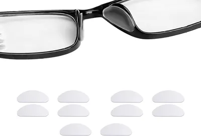 Produktbild von INF Nasenschutz für Brillen Silikon transparent 5 Paar (19 mm)