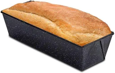 Productafbeelding van Bakvorm Brood - Cakevorm Rechthoekig - Taarten Bakken - Antiaanbaklaag - 30 x 11 x 7.5 cm - Zwart