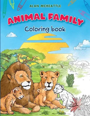 Produktbild von Animal Family Coloring Book