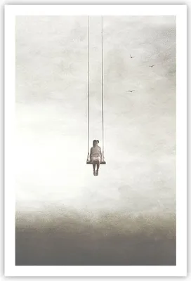 Produktbild von Poster - Poster ohne Rahmen - Schwingen rein Wolken - 61x91,5 cm - Wand Bild - Wanddeko - Wandbilder - Kunstposter - Wandposter - Bilder - Kunstdruck - Wanddekoration - Wandbild - P2XPA61x91-4875