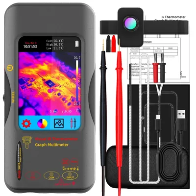 Zdjęcie produktu dla Multimetr termowizyjny, rozdzielczość 320x320, 15 palet kolorów, model SH7A z M1