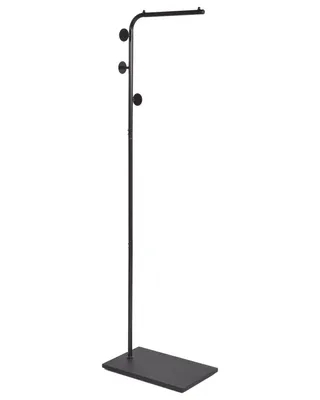 Produktbild von BELIANI Garderobenständer aus Metall, schwarz, 169 cm, freistehend, Jackenständer, industriell, modern, dekoratives Akzentstück, Flur-Accessoires