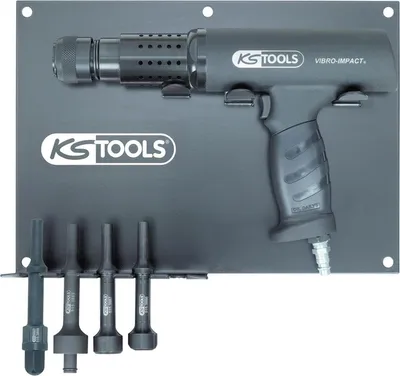 Produktbild von KS Tools Vibro-Impact Druckluft- Meißelhammer-Satz, 6-tlg