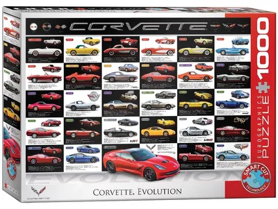 Obrázok produktu pre Eurographics Corvette Evolution 1000pcs, 1000 kusov, Vozidlá