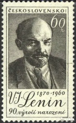 Produktbild von Briefmarken Tschechoslowakei 1960 Mi 1193 (kompl.Ausg.) postfrisch Lenin