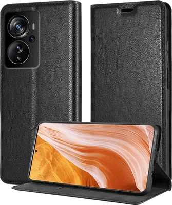 Obrázek produktu pro Cadorabo Case for ZTE Axon 40 PRO Protective Case in Black Pouzdro na mobilní telefon s magnetickým zavíráním
