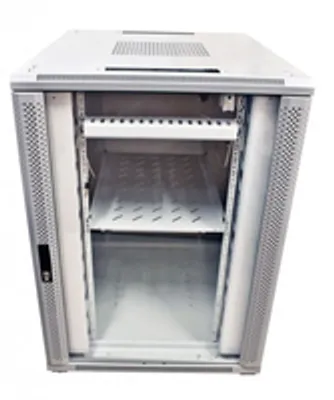 Zdjęcie produktu dla ALLNET ALL-SNB8832BDGRAU, Stojak wolnostojący, 32U, 500 kg, Zamek, 107 kg, Szary