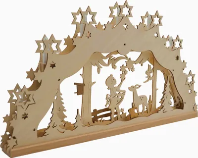Produktbild von Lichterbogen - Sterntaler, 55cm, Original Erzgebirge