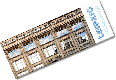 Produktbild von streetline Leipzig Mädlerpassage Panorama Souvenir Magnet