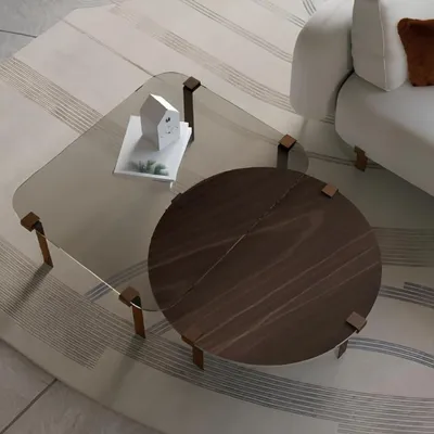 Produktbild von Couchtische Kaffeetisch Designer Tisch Wohnzimmertisch Bizzotto Neu Set 2er