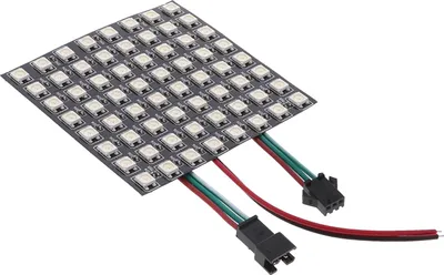 Produktbild von Flexible WS2812B RGB LED Matrix - mit 8*8 Pixeln, 10mm Pixelabstand