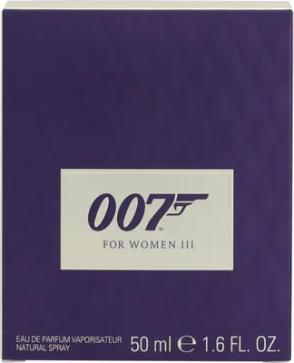 Produktbild von James Bond 007 Women III 50ml, Frauen, 50 ml, Nicht nachfüllbare Flasche, Spray