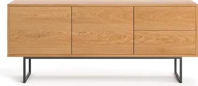 Produktbild von Rekker-Kommode aus Massivholz 160 cm, Eiche, Skandinavisch
