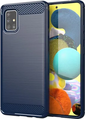 Obrázek produktu pro Cadorabo pouzdro pro Samsung Galaxy A51 4G / M40s v modrém ochranném TPU krytu Etui kryt mobilního telefonu