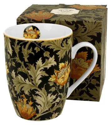 Produktbild von DUO ART GALLERY klassischer Becher 360 ml CHRYSANTHEMUM New Bone China Porzellan