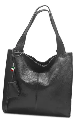 Produktbild von Florence Leder schwarz Tasche Shopper Damen D3OTF155S