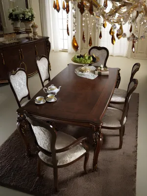 Immagine prodotto di Esstisch 6x Stühle Stuhl Esszimmer Set Essgruppe Tisch Tische 7tlg Garnitur