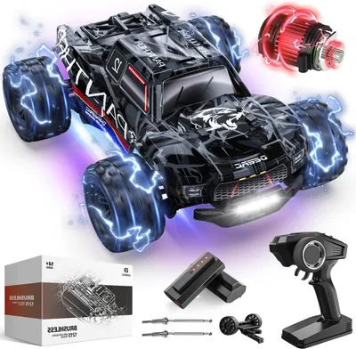 Obrázek produktu pro RC model monster truck – Měřítko 1:14 – Rychlost 75 km/h – Pohon 4x4 – Bezkomutátorový motor – 2 Li-Po baterie