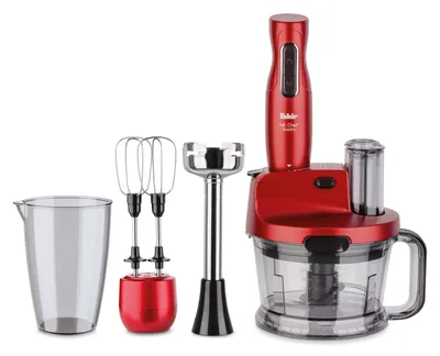 Obrázek produktu pro Fakir Mr Chef Quadro, Stojací mixér, 1,5 l, 1000 W, Červená