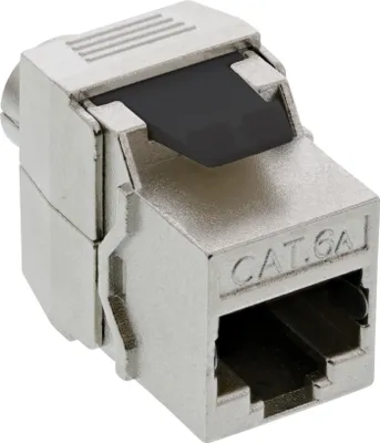 Produktbild von InLine Keystone RJ45 Buchse, SNAP-In, Cat.6a, Schraubverschluss, RJ-45, Weiblich, Cat6a, 28 mm, 35 mm, 17 mm