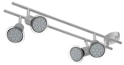 Produktbild von MONZANA® LED Deckenstrahler Spot Lampe 4 flammig 12W schwenkbar GU10 mit Leuchtmittel Spotleuchte Deckenlampe Leuchte