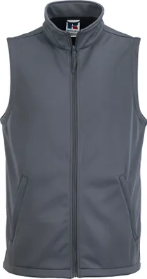 Produktbild von Russell Smart Herren Softshell-Weste BC1511 (XL) (Grau)
