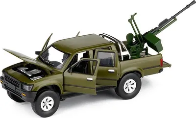 Zdjęcie produktu dla Hailax 1: 32 Pickup Truck Modeling Alloy Symulacja dźwięku światła Toy green