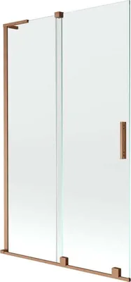 Zdjęcie produktu dla Mexen Velar L Parawan Wannowy 110x150 cm, Miedź Szczotkowana