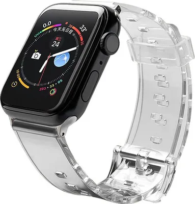 Obrázek produktu pro Řemínek Lehký Silikonový Řemínek Náramek Náramek Pro Hodinky Hodinky 6 / 5 / 4 / 3 / 2 (44Mm / 42Mm) Černý