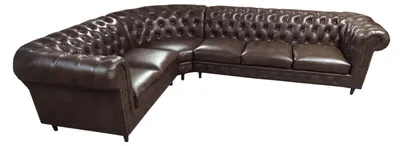Produktbild von Chesterfield Ecksofa L-Form Sofa Braun Luxus Möbel Couch Eckgarnitur