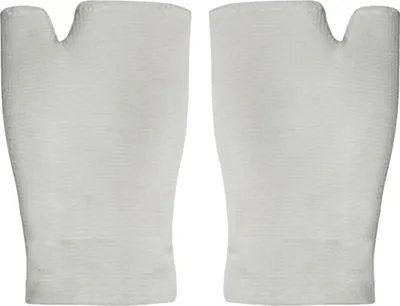 Produktbild von Paar gestrickte Fahrradhandschuhe, schweißabsorbierend, atmungsaktiv, fingerlose Handschuhe, rutschfest, dehnbar, für Herren und Damen, Sport, Handflächenschutz, Kompressions-Handgelenkbandage