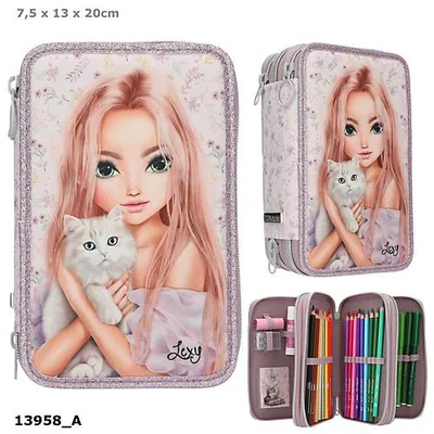 Zdjęcie produktu dla Piórnik potrójny z wyposażeniem Top Model Blooming Kitty 13958A