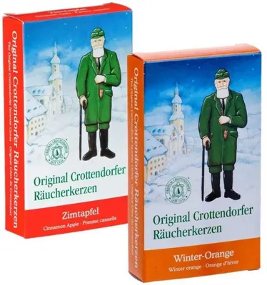 Obrázok produktu pre Original Crottendorfer - Sada 2 vonných kužeľov - škorica jablko a pomaranč