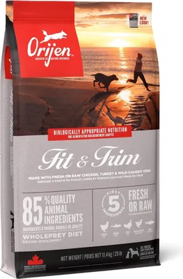 Produktbild von Orijen Fit&Trim, Adult, jede Rasse, Huhn, Fisch, Truthahn, 11,4 kg